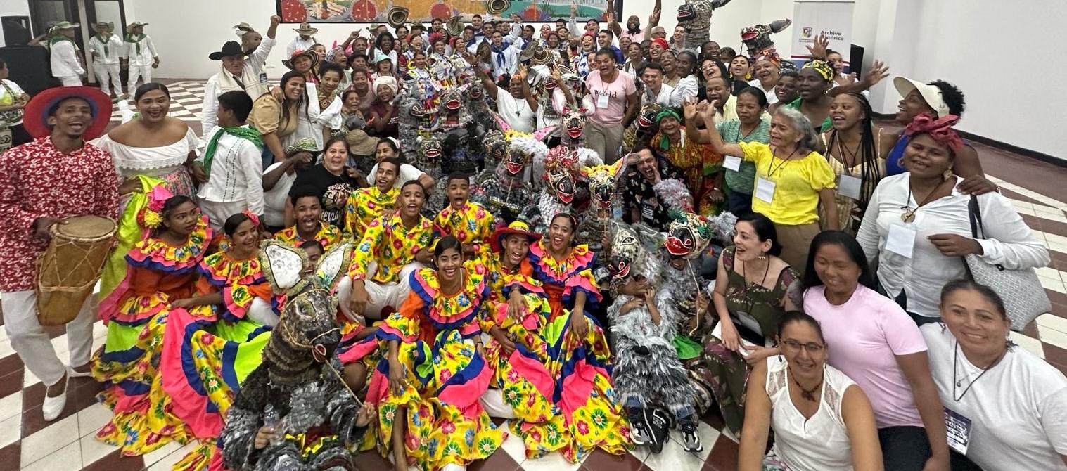 Danzas territoriales en un reciente encuentro convocado por la Secretaría de Cultura del Atlántico