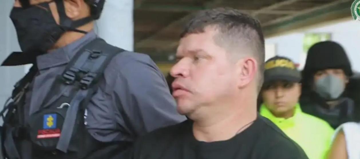  Francisco Luis Correa Galeano al momento de su captura.