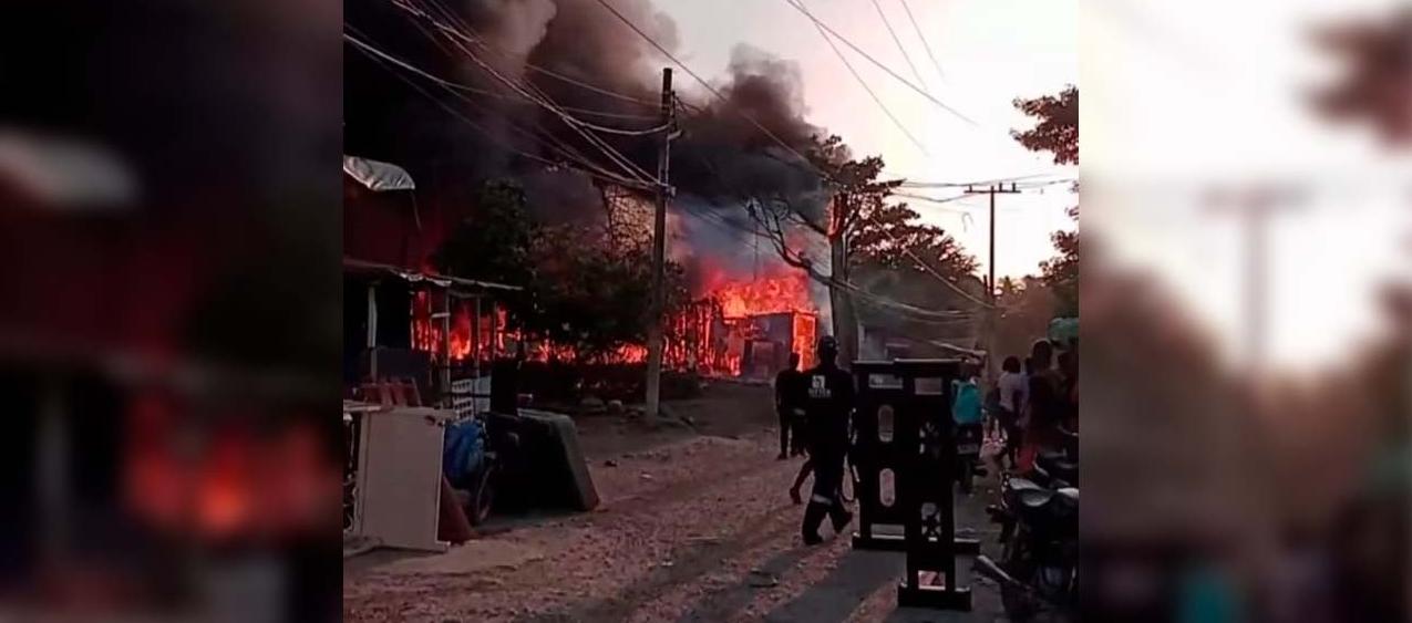 La emergencia en El Henequén se presentó hacia las 4 de la tarde de este lunes 25.