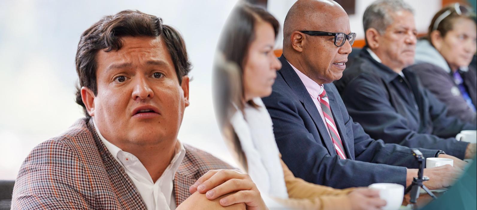 El procurador delegado para los Derechos Humanos, Javier Sarmiento