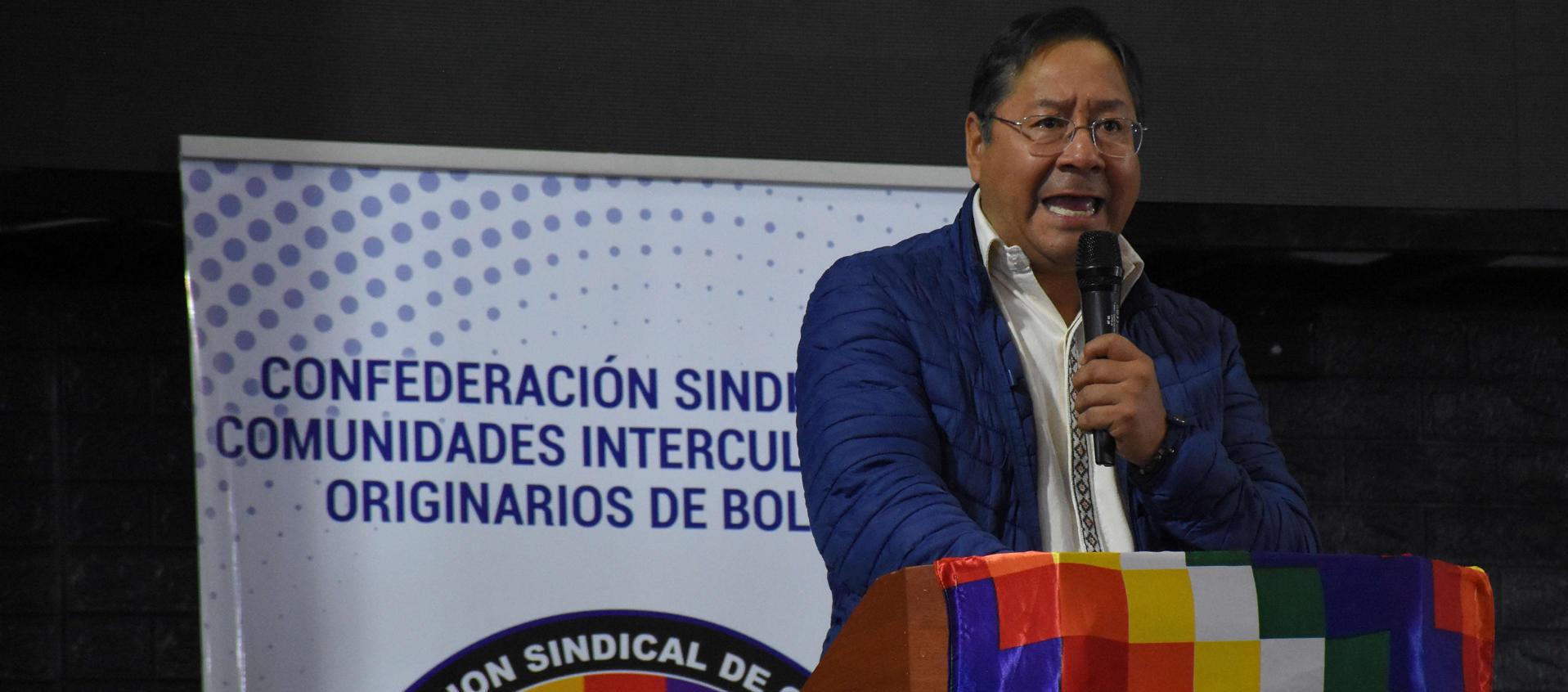 Luis Arce, presidente de Bolivia