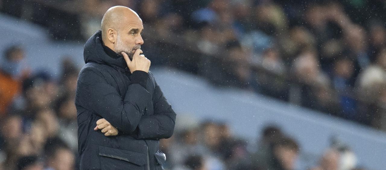 Pep Guardiola, entrenador del Manchester City. 