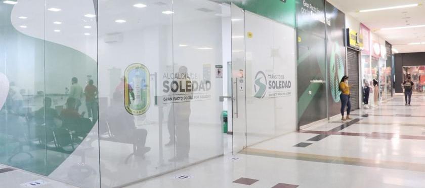 Oficina del Tránsito en Soledad.