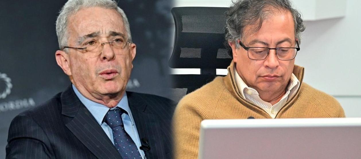 Álvaro Uribe y Gustavo Petro