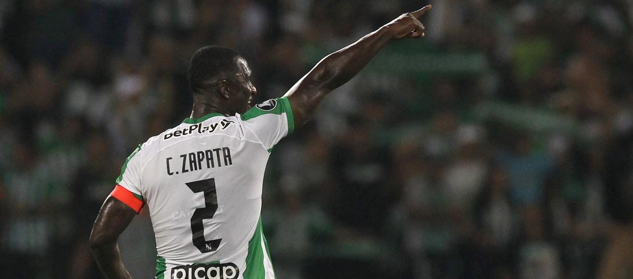 Cristian Zapata quedó libre del Atlético Nacional. 
