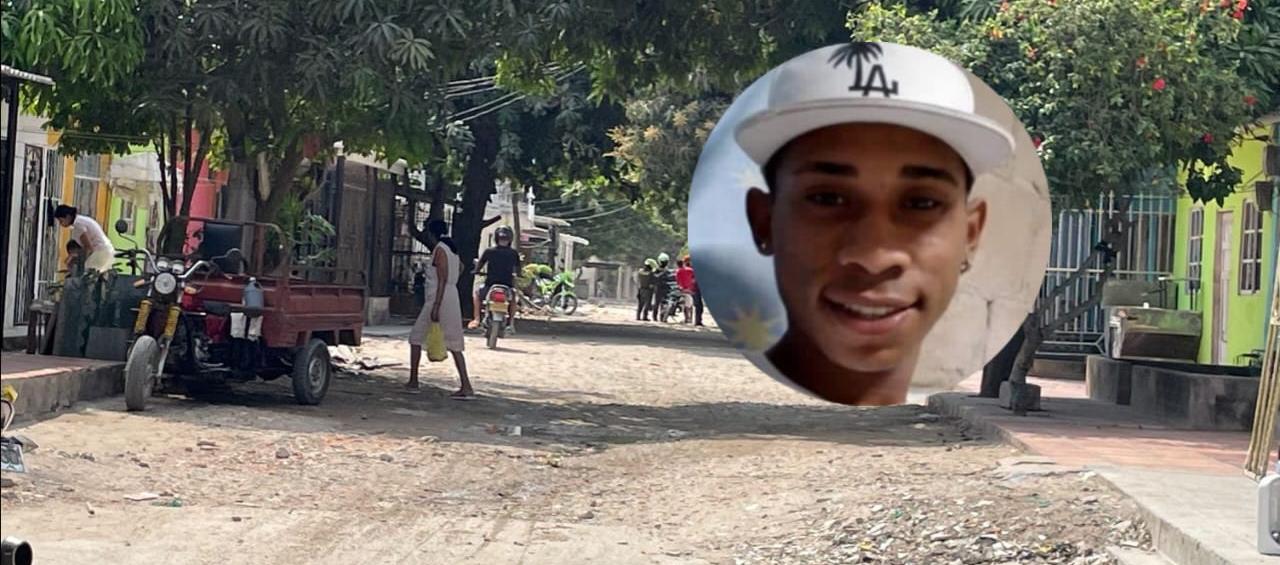 Jeison Rafael Caballero Solano fue asesinado en esta calle del barrio La Central. 