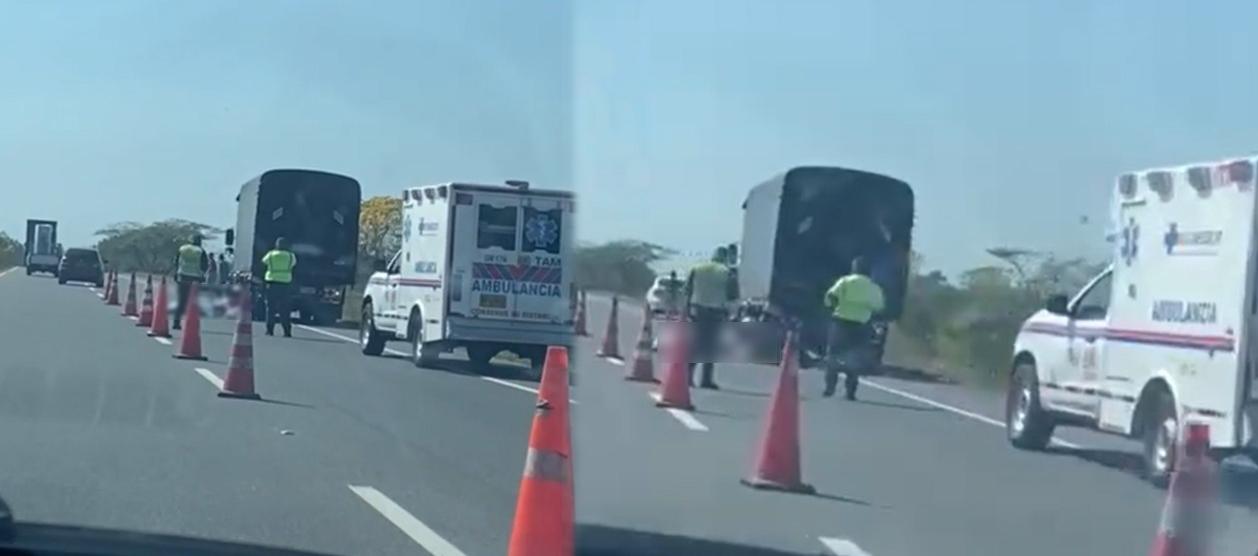 Imágenes del accidente.