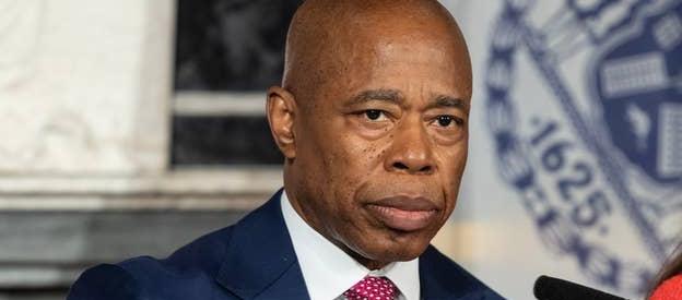 El alcalde Eric Adams. 