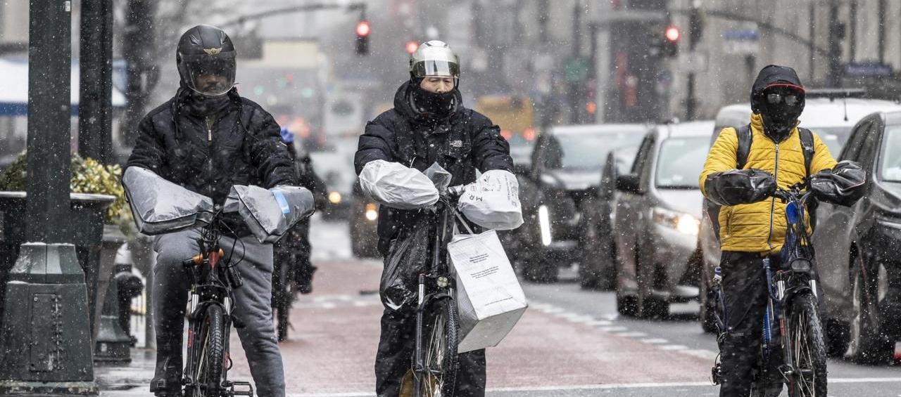 Tormenta de nieve ha causado traumatismo en la vida cotidiana.