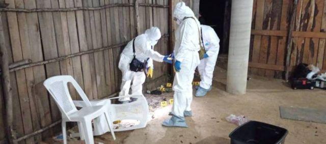 Lugar donde se registró la balacera.