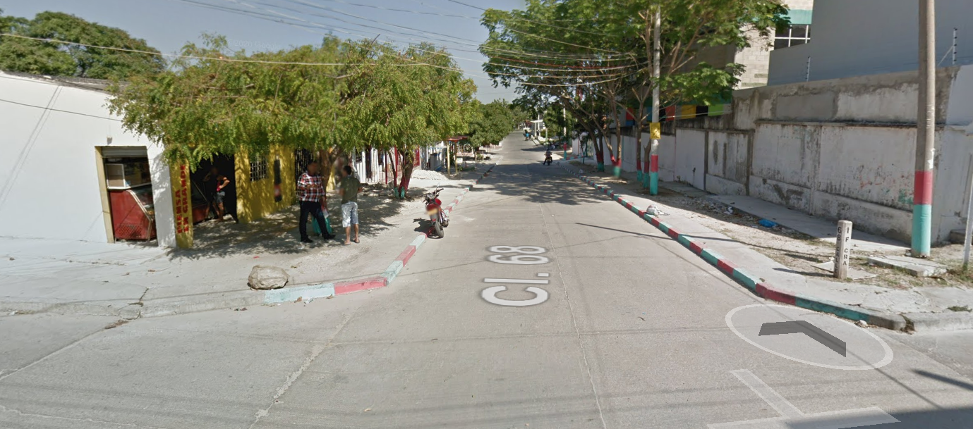 Ocurrió en la carrera 1F con calle 68 del barrio Santo Domingo. 