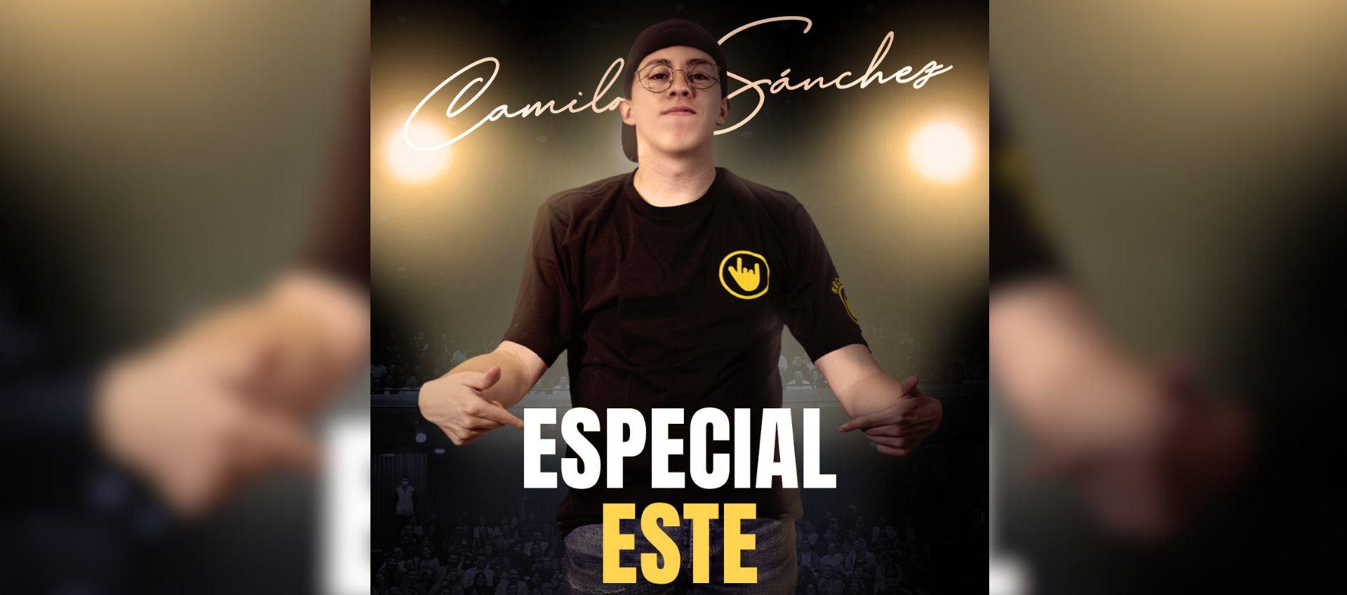 El comediante Camilo Sánchez.