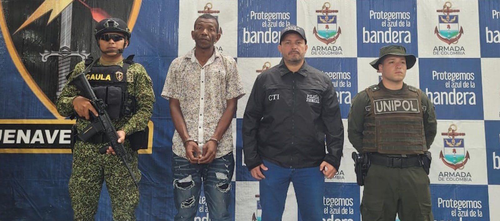 Carlos Andrés Martínez Candelo, imputado por el delitos de extorsión agravada.