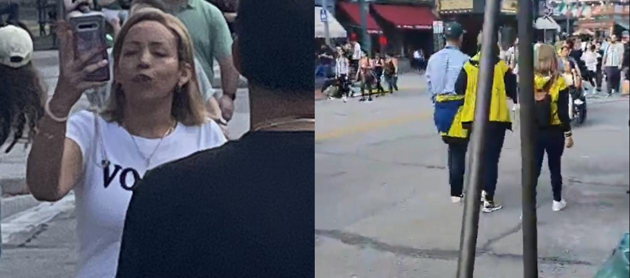 Imágenes del suceso.