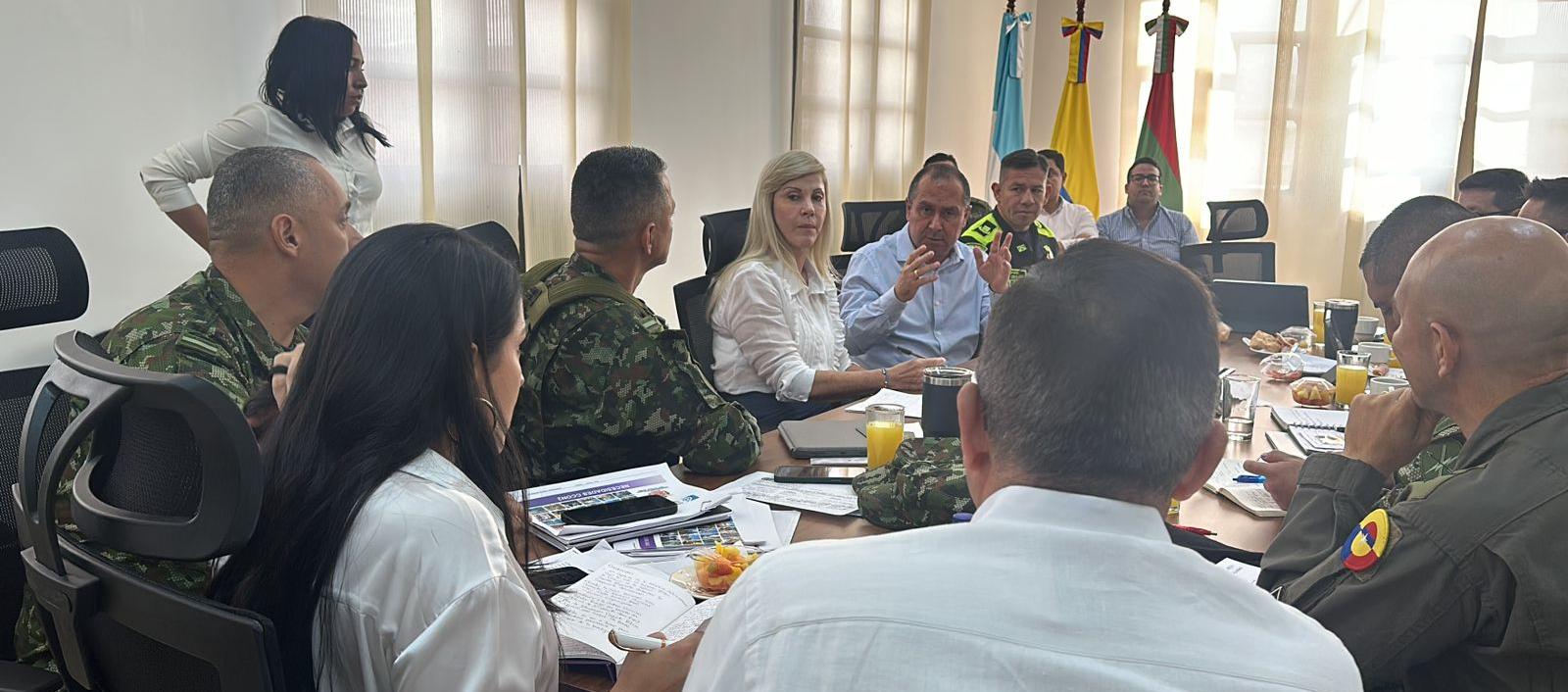 Imagen del Consejo de Seguridad realizado en Tuluá.