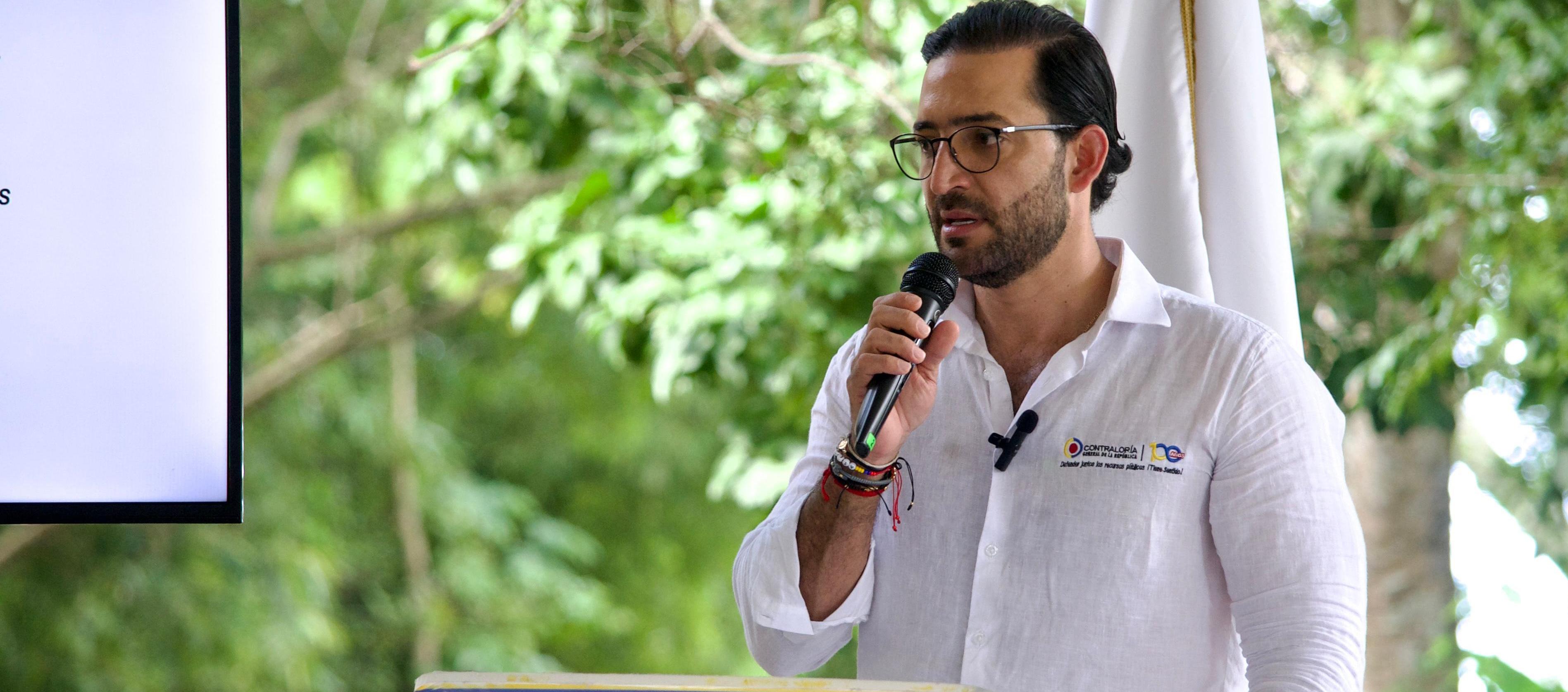 El Vicecontralor en funciones de Contralor General, Carlos Mario Zuluaga.