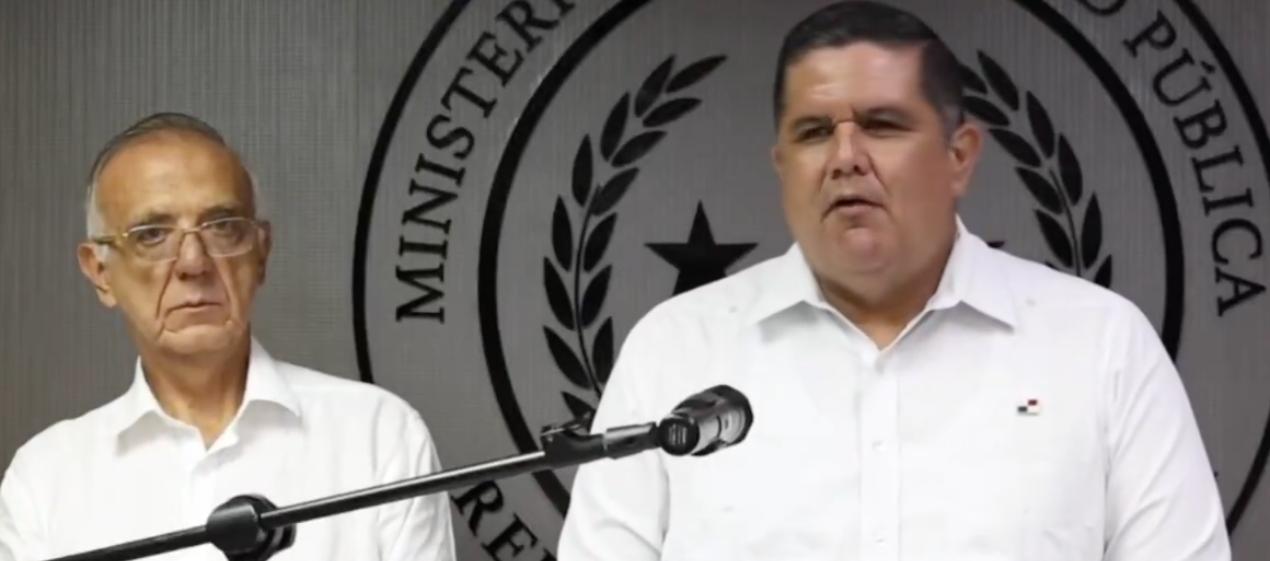 Ministros de Defensa y de Seguridad de Colombia y Panamá. 