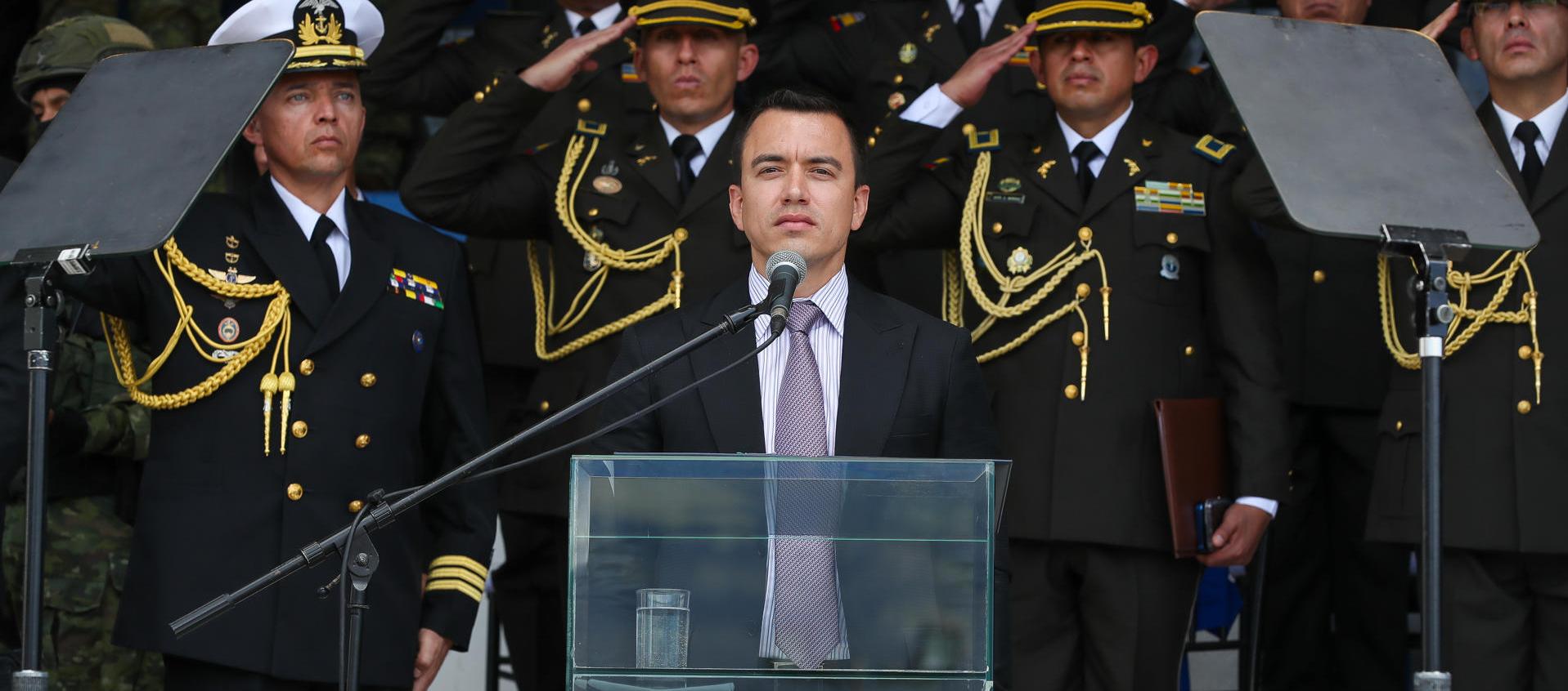 Daniel Noboa, presidente de Ecuador.