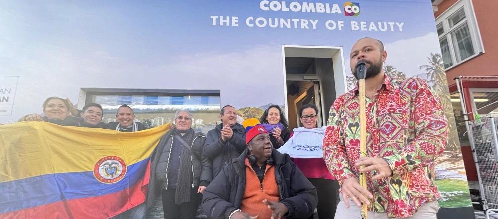La casa Colombia en Davos.