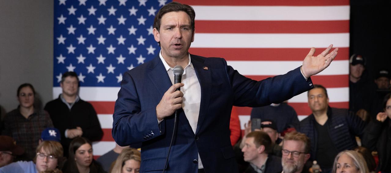 El gobernador de Florida, Ron DeSantis.
