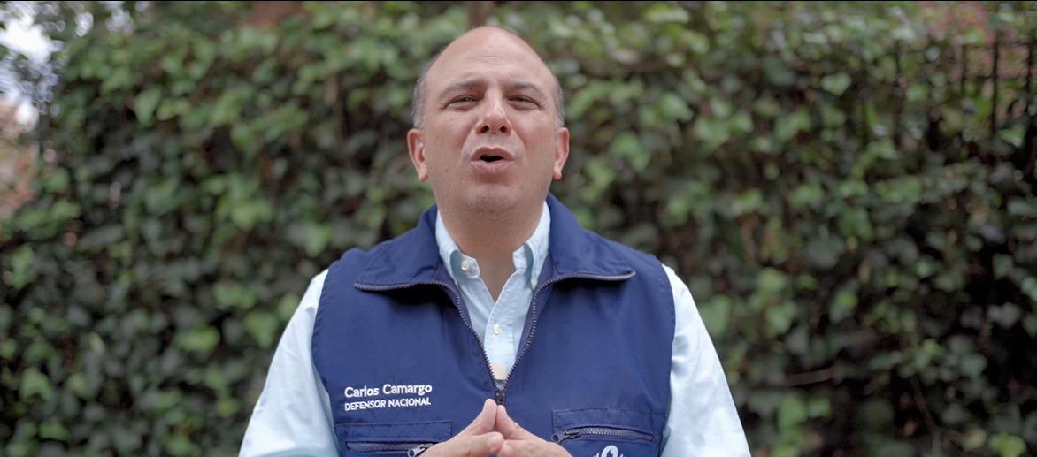 El Defensor del Pueblo, Carlos Camargo.