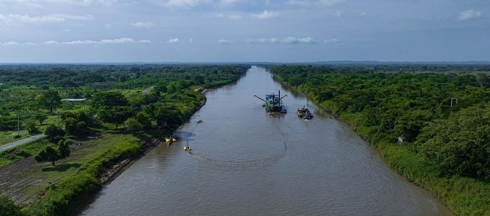 Imagen del Canal del Dique.