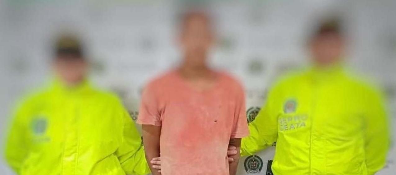 El hombre capturado.