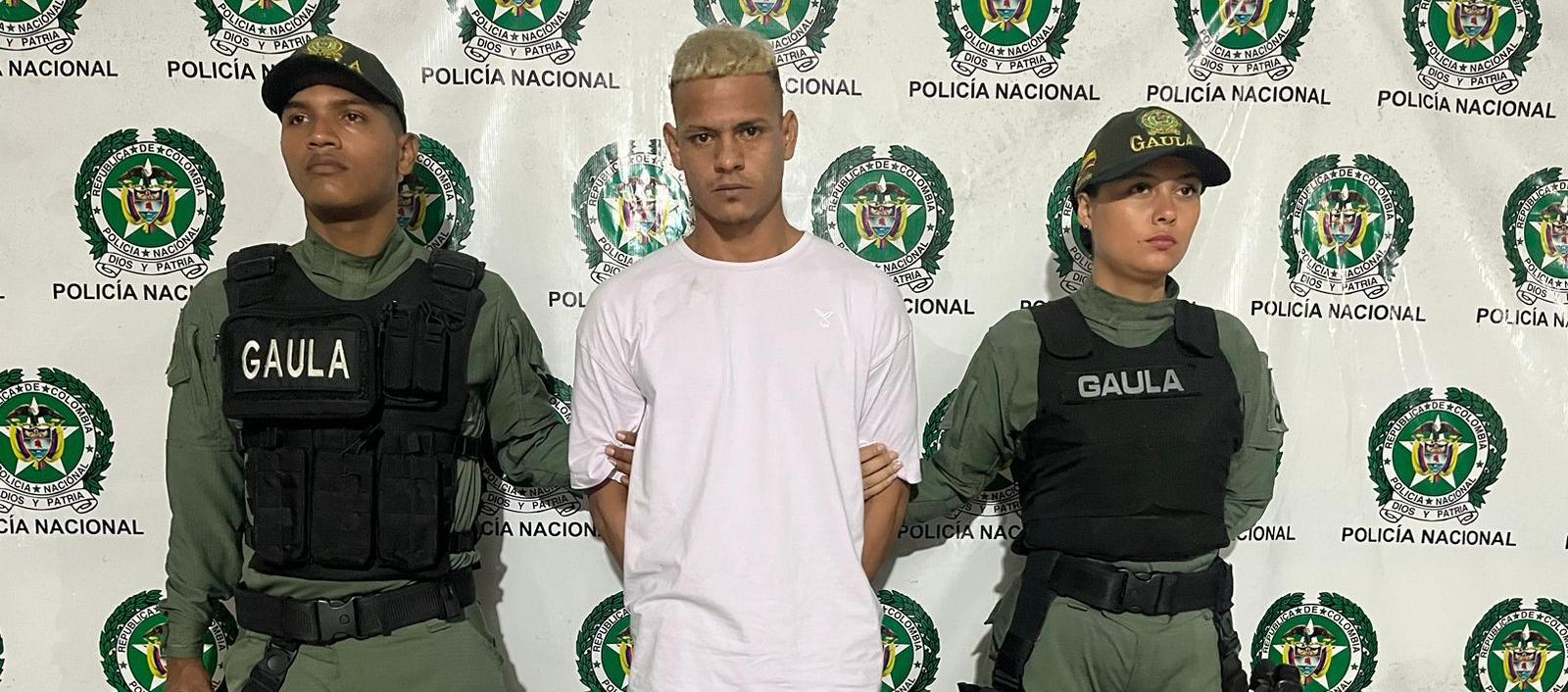 Esteban Caro Caro, el presunto sicario capturado.