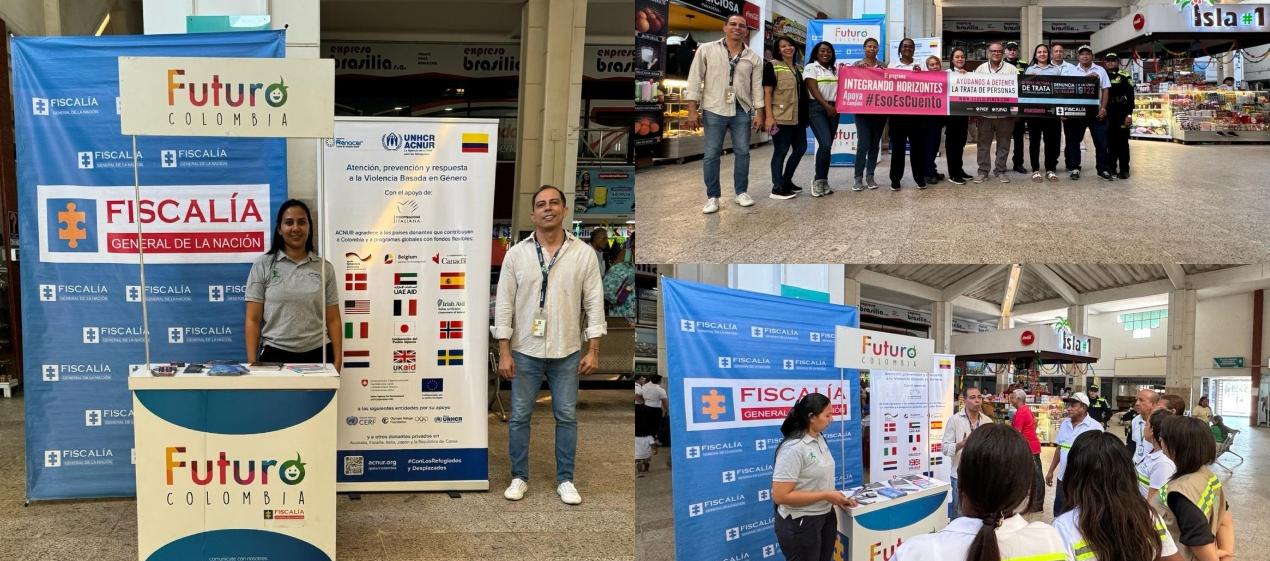 Estrategia de la Fiscalía en la Terminal de Transporte. 