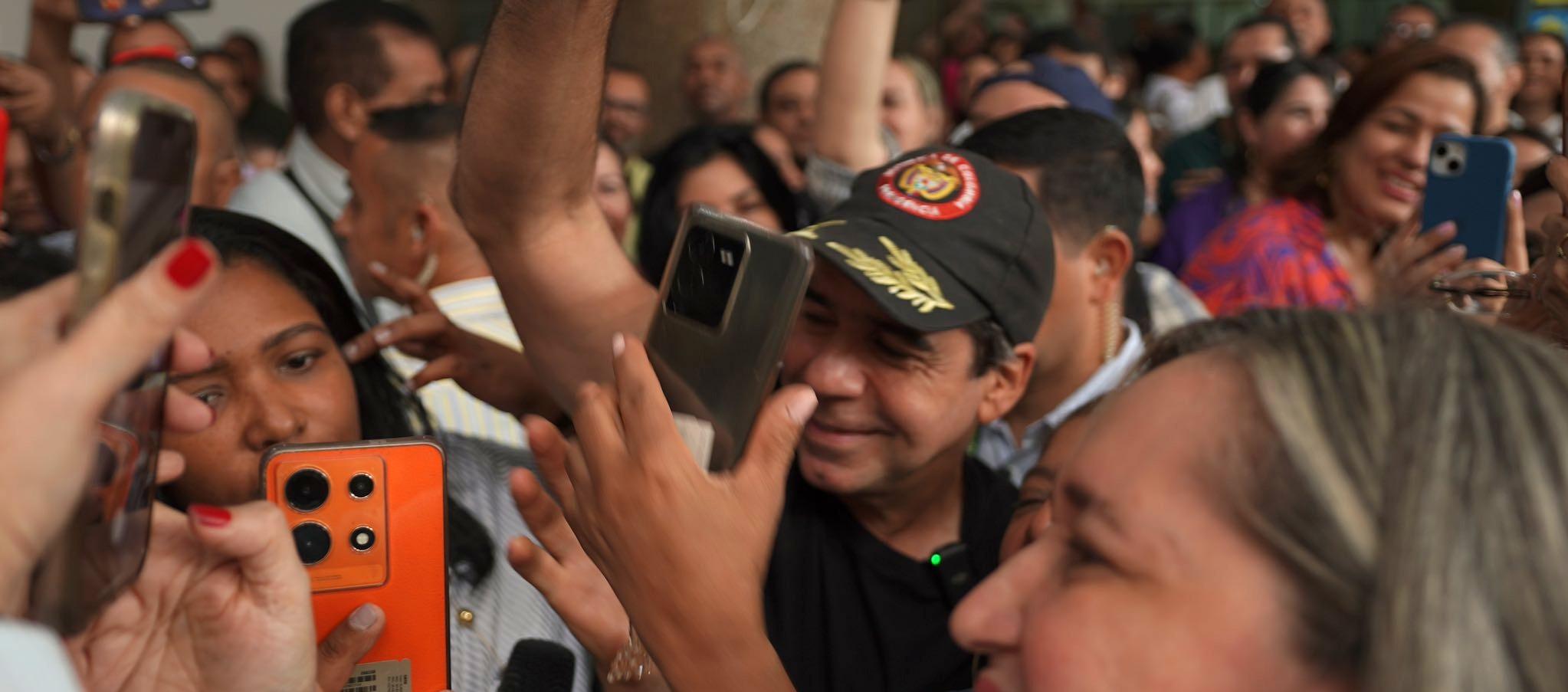 El Alcalde de Barranquilla, Alex Char.