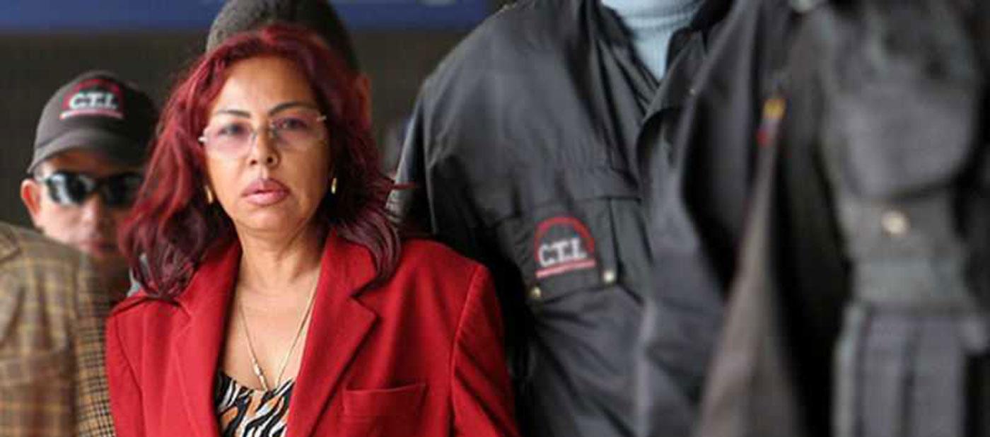 Enilce López en una de sus últimas apariciones públicas ante de caer en cama.