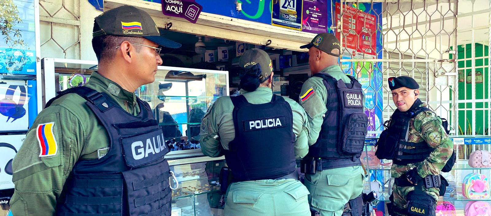 Imagen de los acompañamientos del Gaula.