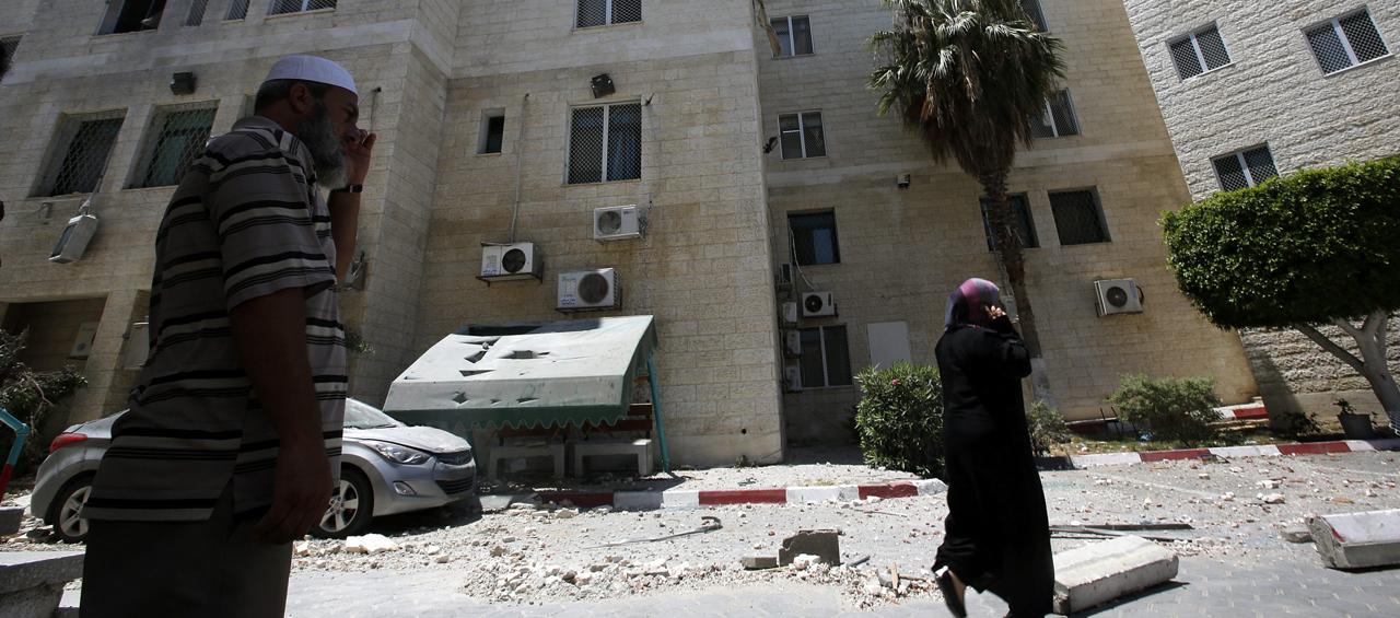 El Hospital Al-Aqsa.