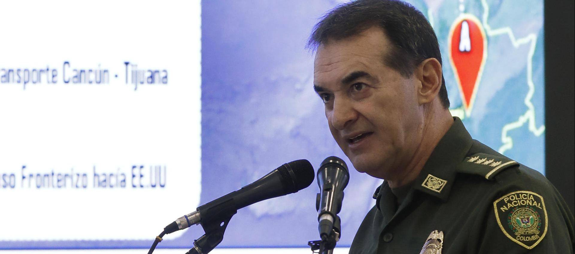 General William Salamanca, Director de la Policía Nacional. 