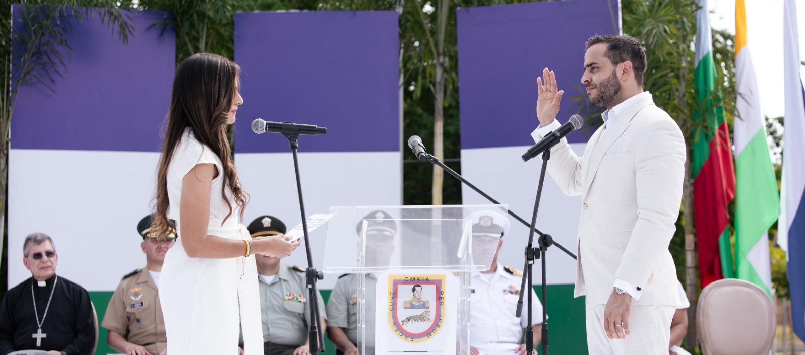 Erasmo Zuleta Bechara, Gobernador posesionado este lunes en Córdoba. 