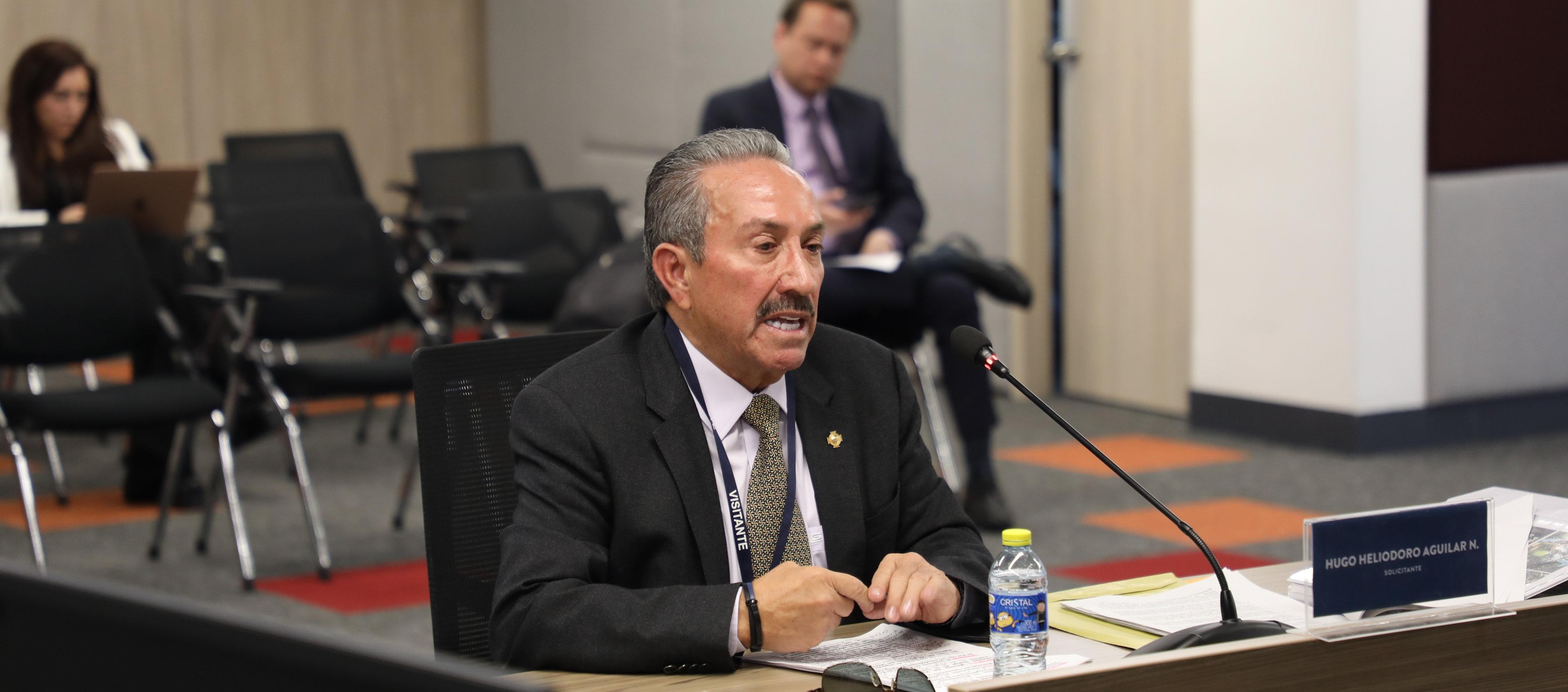 Coronel Hugo Aguilar.