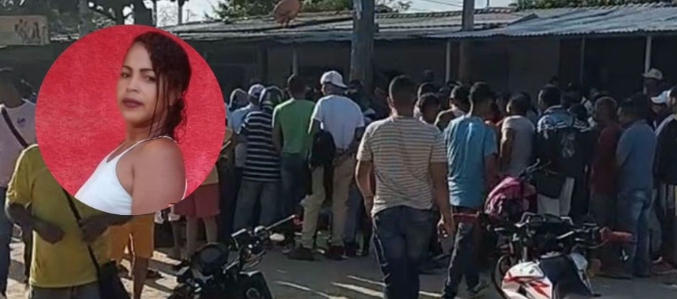 Jennis Peña, asesinada y sector donde se registró el crimen. 