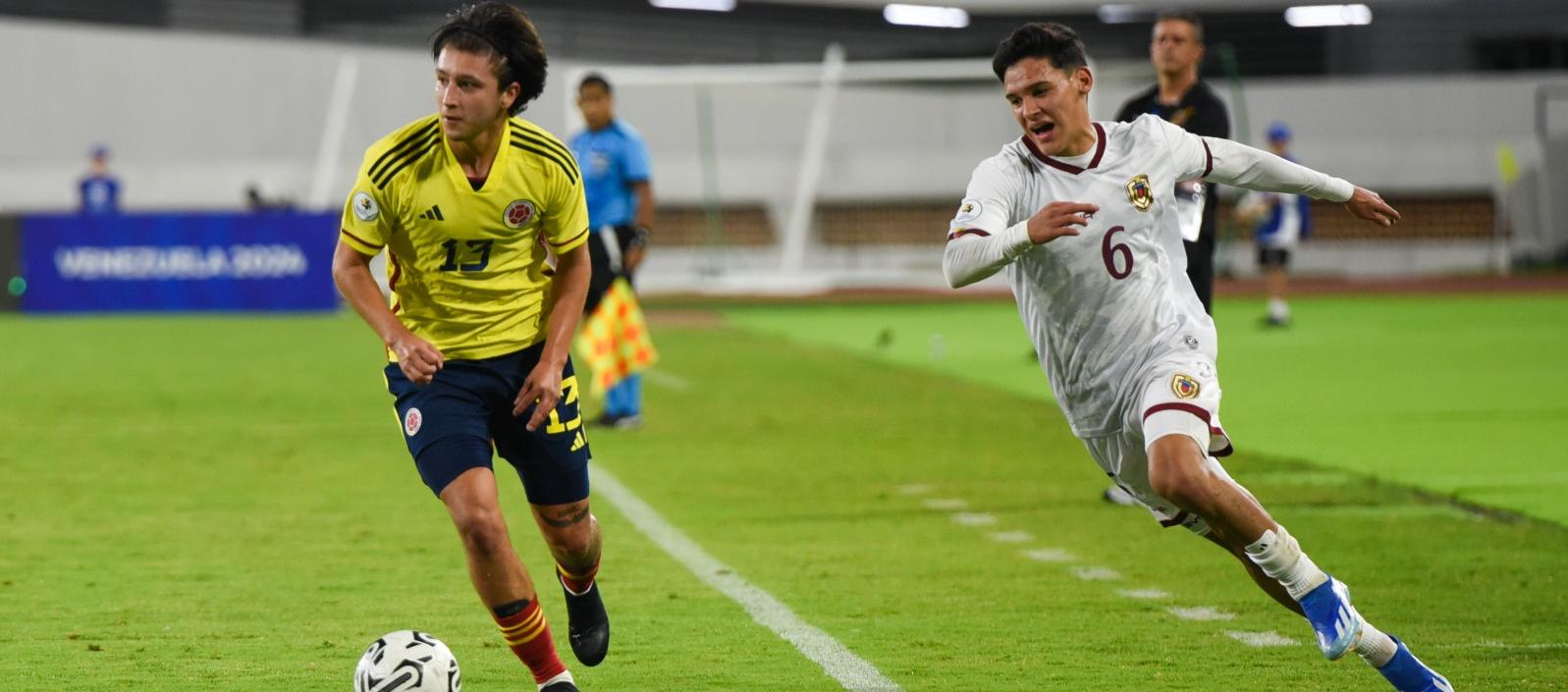 Juan Andrés Castilla, volante de la Selección Colombia.