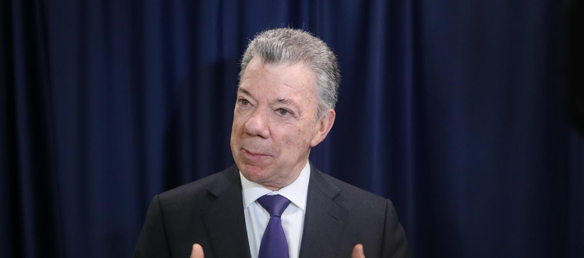 Juan Manuel Santos, expresidente de Colombia. 