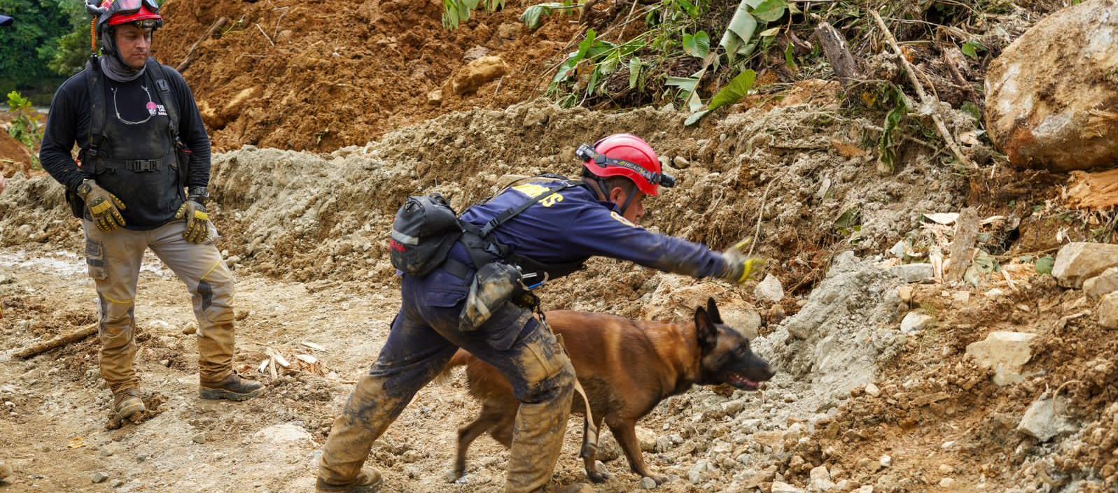Labores de búsqueda en Chocó.