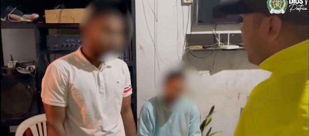 Los dos hermanos capturados. 