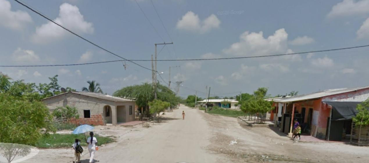 Calle 13 con carrera 13, en Palmar, donde ocurrieron los hechos. 