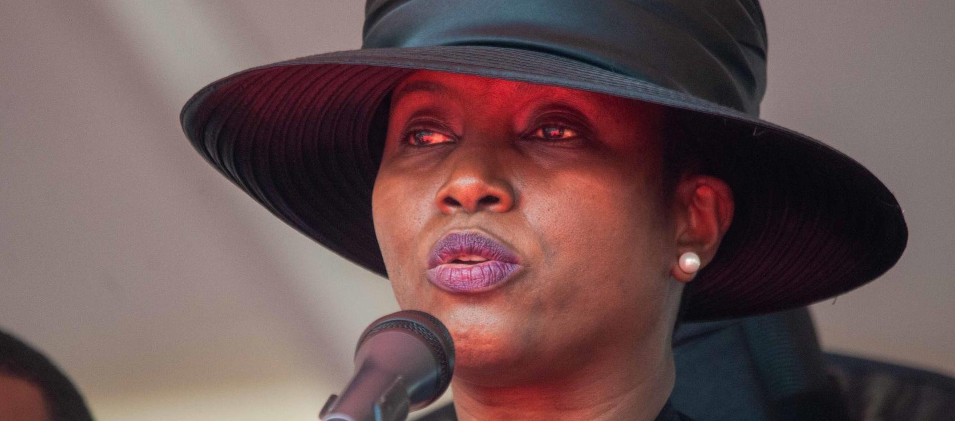  Martine Moise, viuda del presidente asesinado de Haití Jovenel Moise