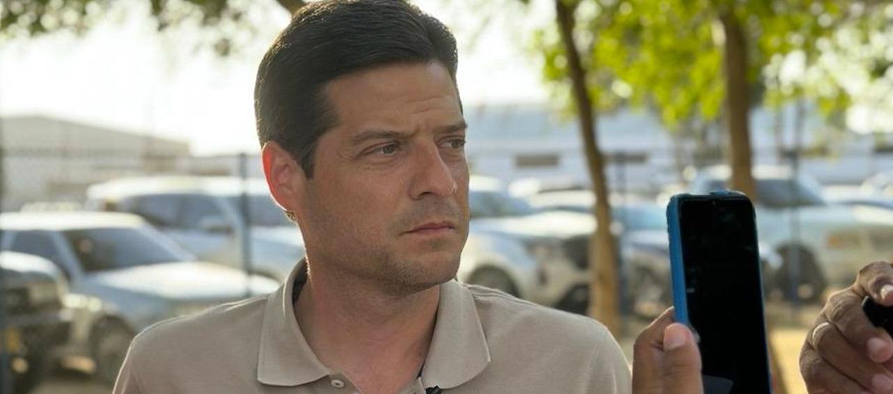 El senador Mauricio Gómez Amín. 