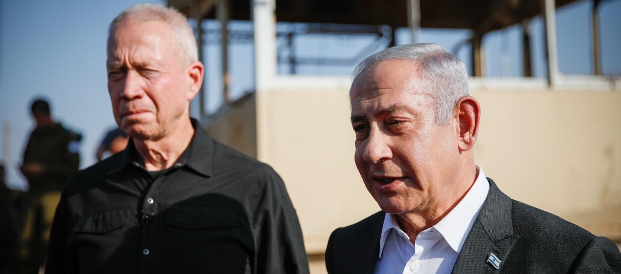 El primer ministro de Israel, Benjamín Netanyahu (derecha).