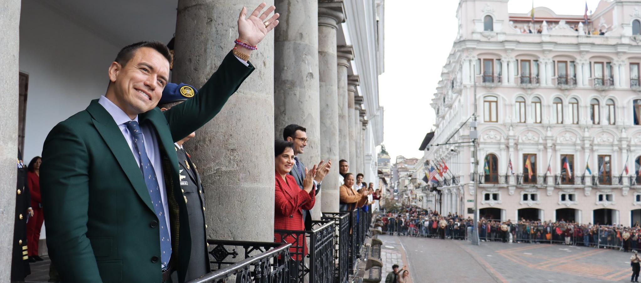 El presidente de Ecuador, Daniel Noboa.