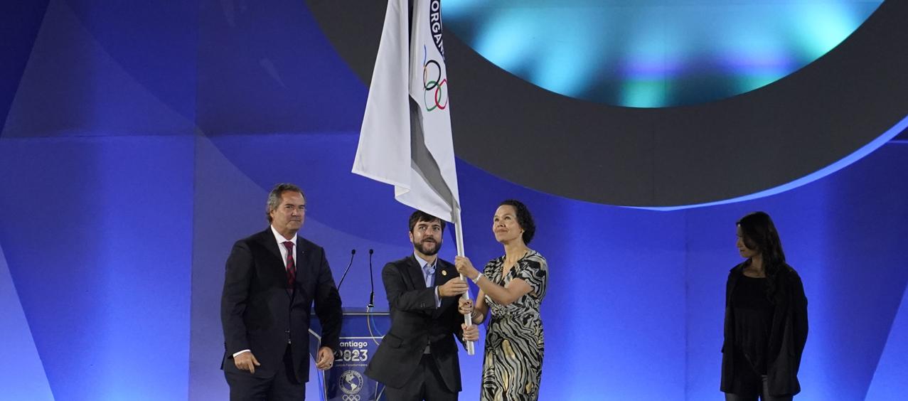 Nevec Ilic, Jaime Pumarejo y Astrid Rodríguez.