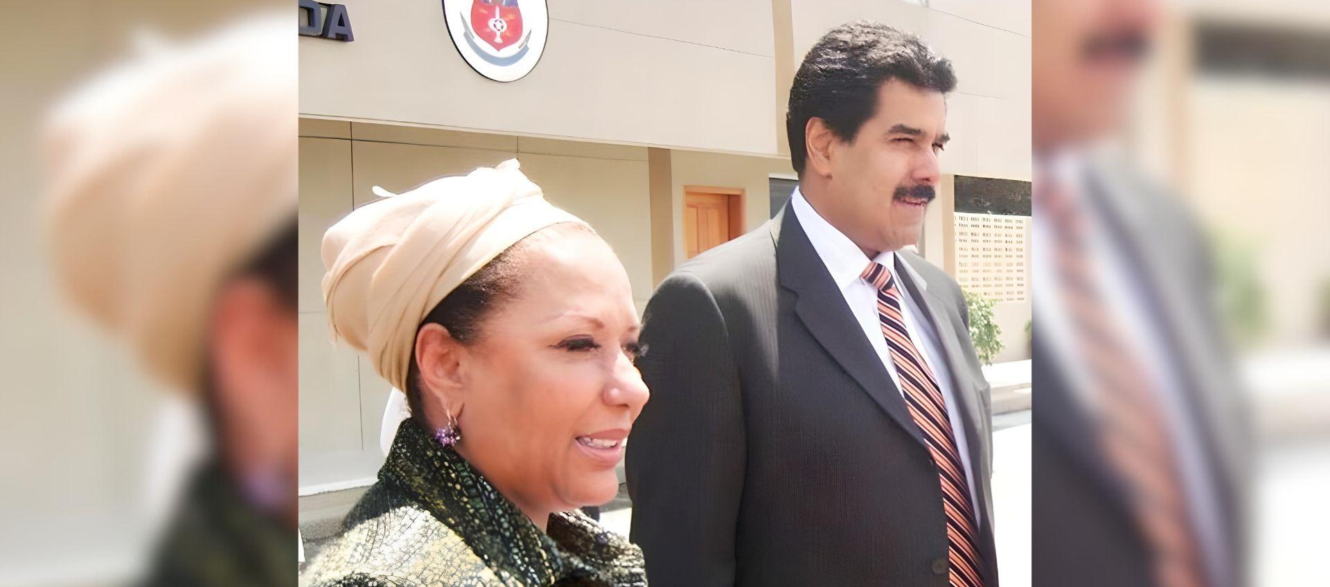 Piedad Córdoba y Nicolás Maduro, Presidente de Venezuela.