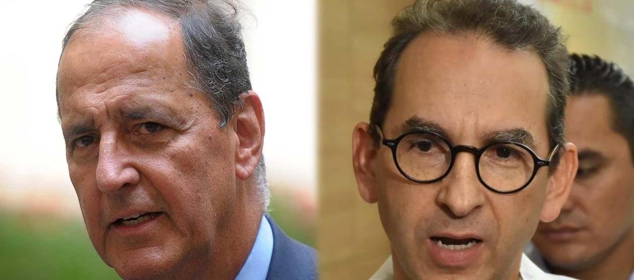 Los exministros Juan Camio Restrepo y Andrés Valencia