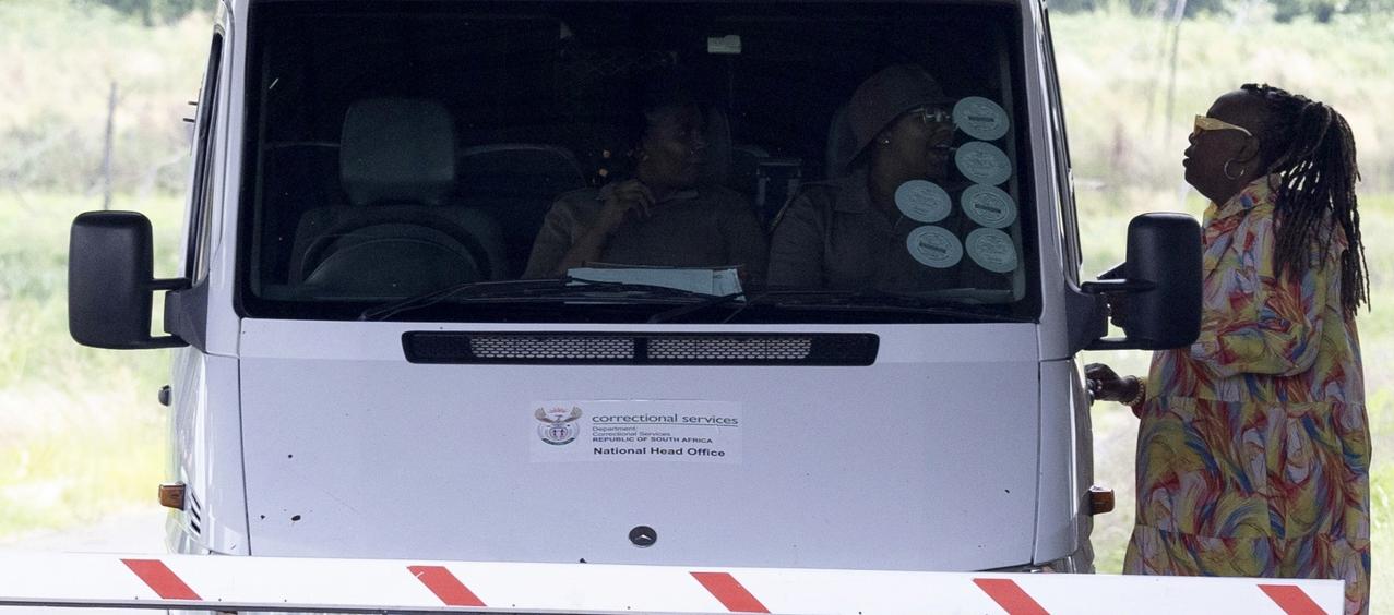 El vehículo que sacó a Pistorius de prisión.